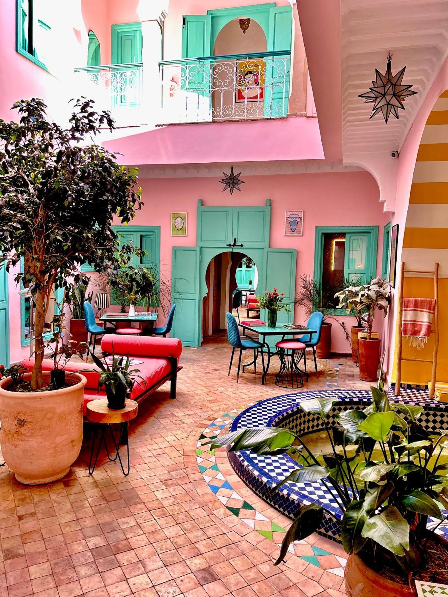 Riad Lauriers Blancs Marrakesh Exterior foto